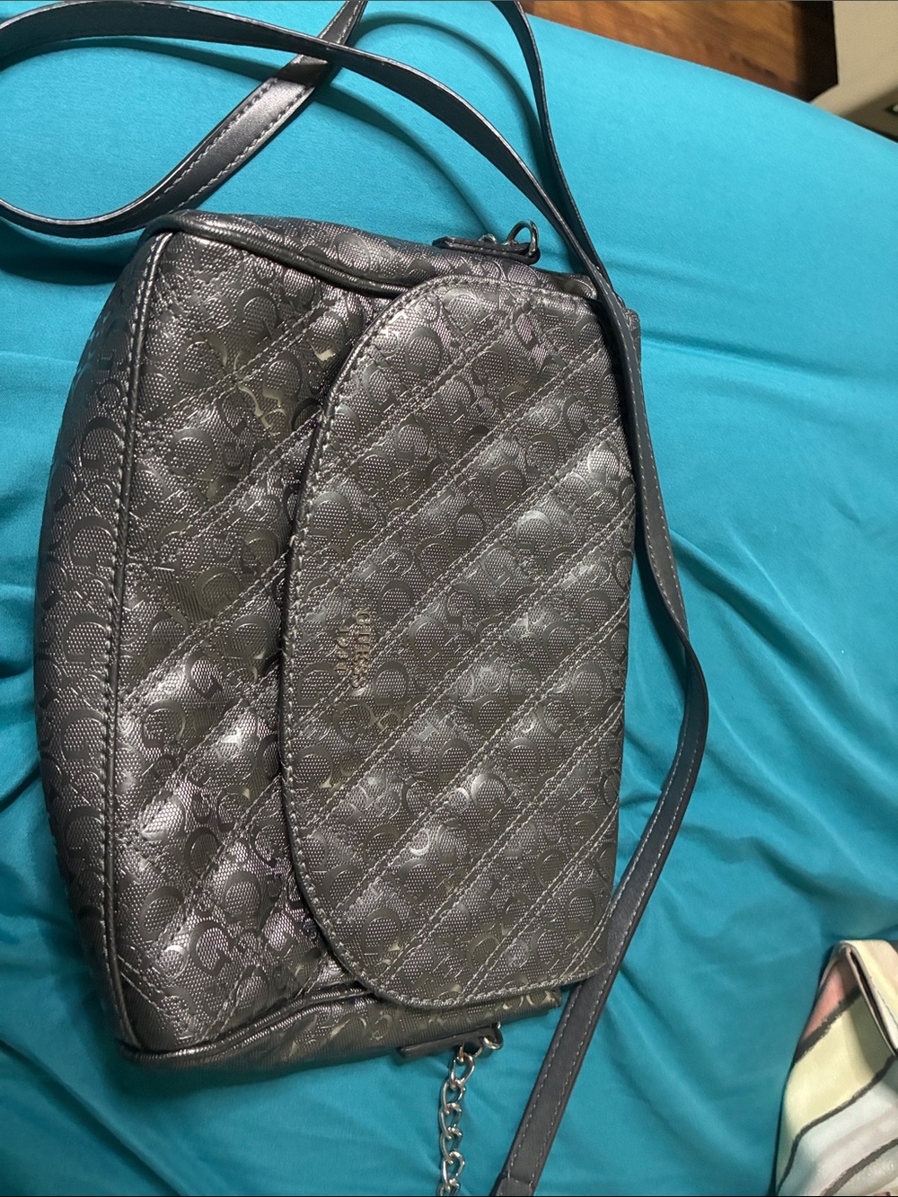 Gray  Crossbody Bag